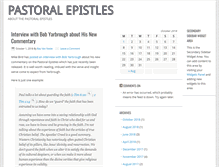 Tablet Screenshot of pastoralepistles.com